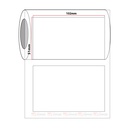 Etiqueta para Impresora Termotransf 51x102mm 1370 etiquetas por rollo